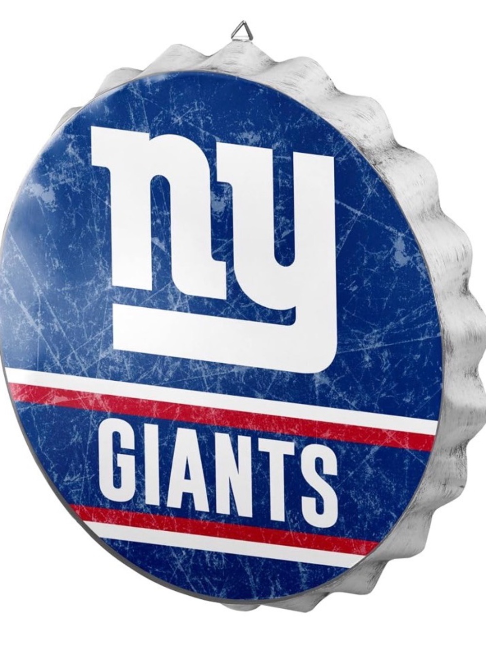 FOCO New York Giants Metal Distressed Bottlecap Wall Sign – Limited Edition